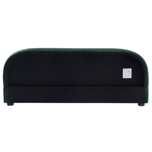 Dark Green Velvet Bed Frame