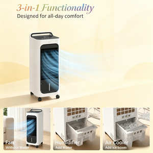 Swamp Cooler Air Conditioner with Three Refreshing Modes