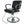 PureSana Chromium Kyler 360 Degree Professional All Purpose Salon Chair, Black