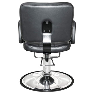 PureSana Chromium Ariana 360 Degree Professional Styling Salon Chair, Black