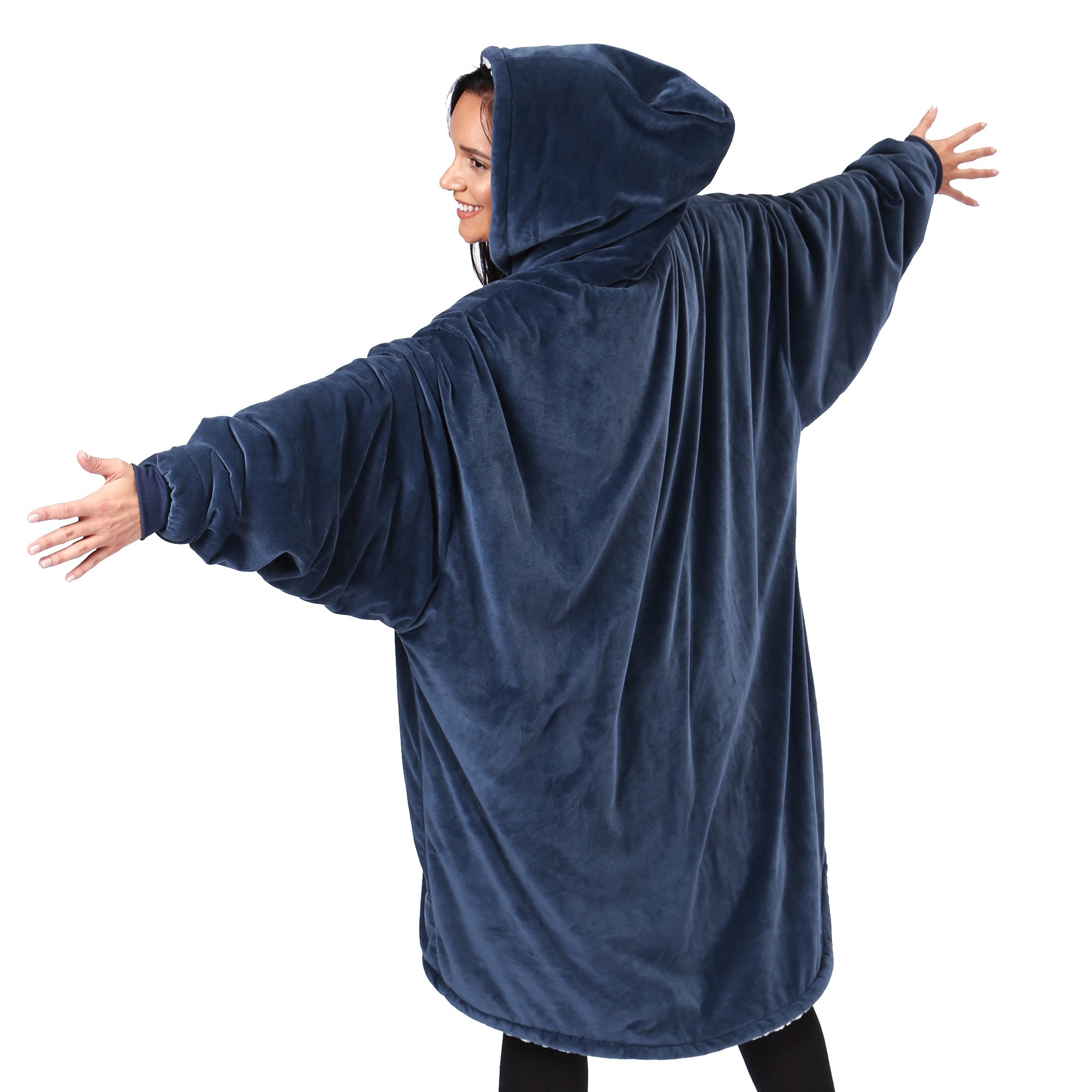 The Comfy Original Oversized Microfiber Sherpa Wearable Blanket - Thumbnail 2