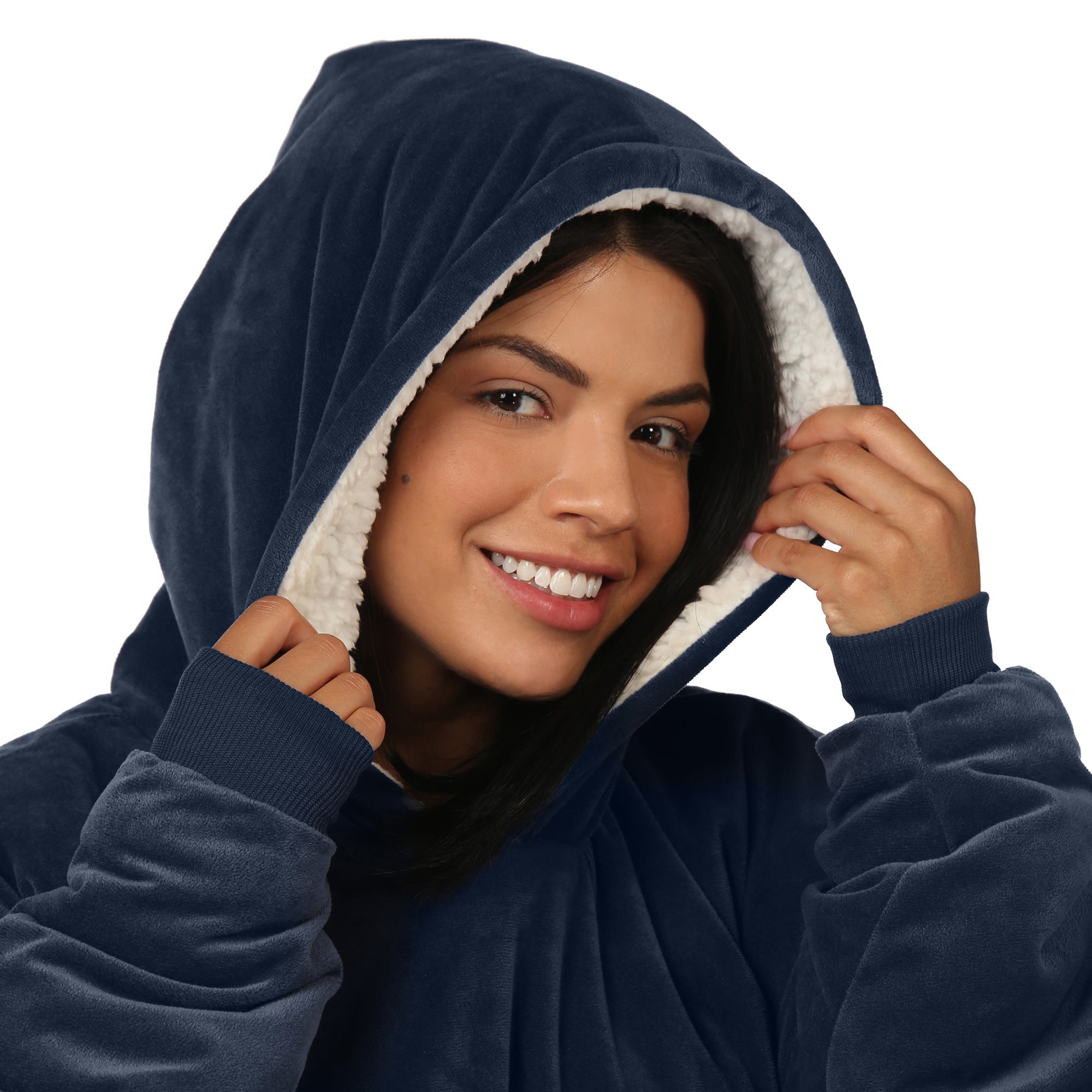 The Comfy Original Oversized Microfiber Sherpa Wearable Blanket - Thumbnail 4