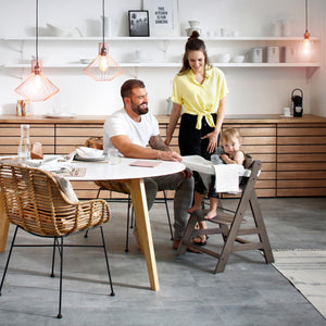 hauck Alpha High Chair Tray Table Compatible with Wooden Alpha+ and Beta+, White