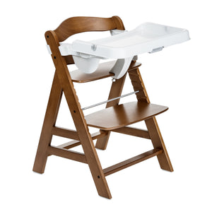 hauck Alpha High Chair Tray Table Compatible with Wooden Alpha+ and Beta+, White