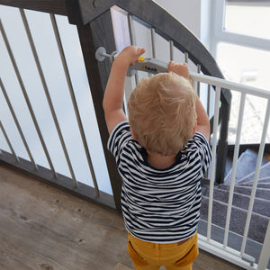 hauck Open N Stop Pressure Fit Baby Safety Gate for Openings 29 to 31", White