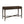 Fluted 2 Drawer Storage Console Table - Brown