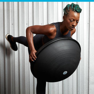 Bosu Multi Functional Home Gym 26" Original Balance Strength Board, Matte Black