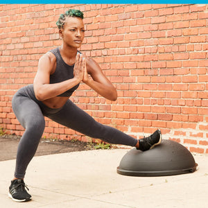 Bosu Multi Functional Home Gym 26" Original Balance Strength Board, Matte Black