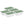 Sterilite Clear Stackable 6 Qt Storage Tote Box Container, Crisp Green (5 Pack)
