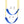 Jungle Gym Kingdom Playground Swing Set Outdoor Swing & Chain Set, 2 Pack, Blue