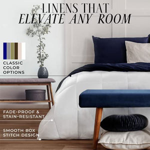 Italian Luxury 2100 Series Down Alternative Comforter, King/Cal King Size, Aqua