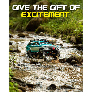 LAEGENDARY Grando 1:10 Scale RTR RC Remote Control Rock Crawler SUV, Blue-Green - TRAPSKI