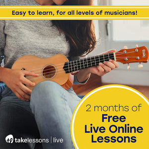 Hola! Music Color Series Soprano Ukulele with Tote Bag, Strap, & Picks, Natural - TRAPSKI
