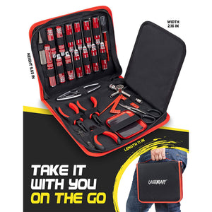 LAEGENDARY 25pc RC Car Magnetic Repair Tool Kit for Drone, Boat, Plane, or Truck - TRAPSKI