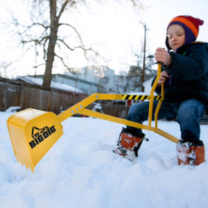 The Big Dig Sandbox Digger Excavator Crane, Vest and Helmet Bundle Outdoor Toy