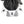 Set of 2 Black Fabric Gnomes with 'Boo' Banner