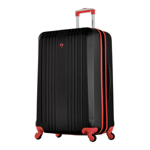 Olympia Apache II Hardcase 4 Wheel Spinner Suitcase 3 Piece Luggage Set, Red