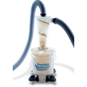 Oneida Air Systems Dust Deputy 2.5 Sturdy Deluxe All Clear Cyclone Separator Kit - TRAPSKI