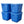 HOMZ 10 Gallon Heavy Duty Plastic Storage Container, Capri Blue (4 Pack)