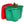 HOMZ 18 Gallon Heavy Duty Plastic Holiday Storage Totes, Green/Red (4 Pack)