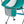 KingCamp Lightweight Highback Camping Lounge Chair with Cupholder & Pocket, Cyan