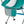 KingCamp Lightweight Highback Camping Lounge Chair with Cupholder & Pocket, Cyan