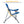 KingCamp Mesh Oversized Outdoor Camping Lounge Chair with Cupholder, Blue/Grey