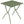 Lafuma Balcony II Colorblock Steel Square Folding Outdoor Patio Table, Moss