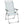 Lafuma Alu Cham Adjustable 5 Seating Position Folding Armchair, Ciel Sky Blue