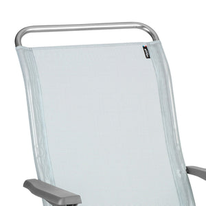 Lafuma Alu Cham Adjustable 5 Seating Position Folding Armchair, Ciel Sky Blue