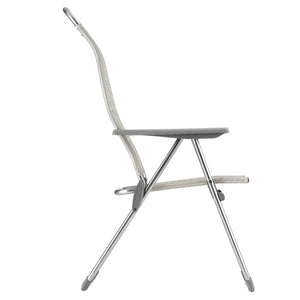 Lafuma Alu Cham Adjustable 5 Seating Position Folding Outdoor Armchair, Rye