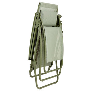 Lafuma R Clip Reclining Foldable Zero Gravity Relaxation Patio Chair, Moss Green