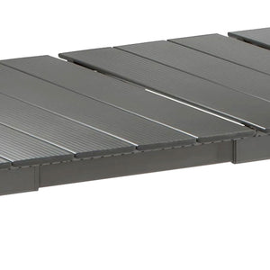 Lafuma ORON Extendable 6-8 Person Outdoor Aluminum Garden Dining Table, Titanium