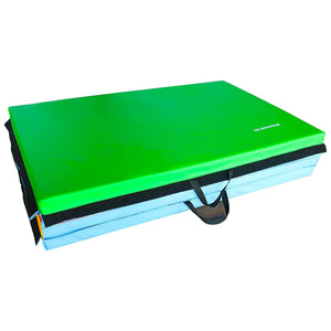 BalanceFrom 4' x 6' x 2" All Purpose Folding Fitness Gymnastics Gym Mat, Multi