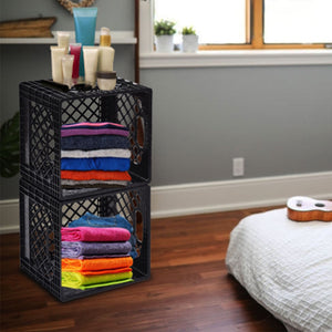 Juggernaut Storage Crate for Office Storage & Classroom Organization, 2-Pack