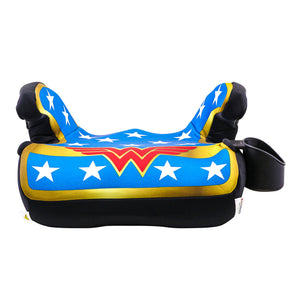 KidsEmbrace Wonder Woman Backless Booster Car Seat for Kids 4 Years and Up