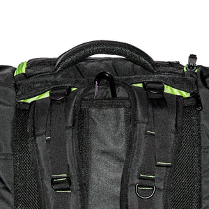 Sportube Freerider 70 Liter Padded Ski Boot & Gear Backpack Bag, Green/Black