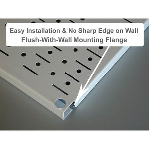 Wall Control 32x16" Horizontal Pegboard Garage Tool Organizer, Metallic (2 Pack)