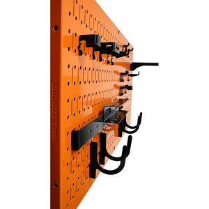 Wall Control 32"x16" Horizontal Pegboard Garage Tool Organizer, Orange (2 Pack) - TRAPSKI