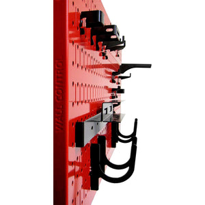 Wall Control 32" x 16" Horizontal Pegboard Garage Tool Organizer, Red (2 Pack)