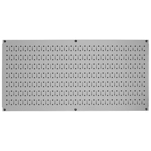 Wall Control 32" x 16" Horizontal Pegboard Garage Tool Organizer, Gray (3 Pack)