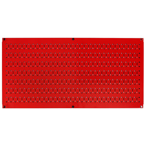 Wall Control 32" x 16" Horizontal Pegboard Garage Tool Organizer, Red (3 Pack)