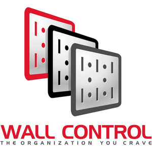 Wall Control 32" x 16" Horizontal Pegboard Garage Tool Organizer, Red (3 Pack) - TRAPSKI