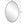 Iron Art Oval Retro Mirror with Antique Effect in Silver