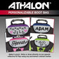 Athalon Tri-Athalon Kids Personalizeable Kids Boot Bag /Backpack for Skiing, Snowboarding, Holds Boots, Helmet, Goggles, Gloves - TRAPSKI, LLC
