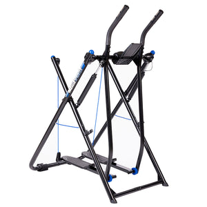 Gazelle Sprinter Low Impact Exercise Machine with Grip Pulse Fitness Tracker - TRAPSKI