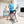 Gazelle Sprinter Low Impact Exercise Machine with Grip Pulse Fitness Tracker - TRAPSKI