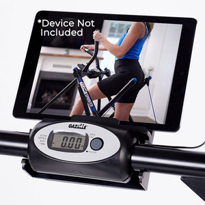 Gazelle Sprinter Low Impact Exercise Machine with Grip Pulse Fitness Tracker - TRAPSKI