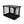 Merry Products Pet Cat Washroom Bench with Removable Partition Wall, Walnut + Merry Products Decorative Pet Cage w/ Protection Box End Table, Black