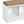 ClosetMaid 3 Cube Cubby Storage Organizer Bench with Seat Cushion, White/Tan